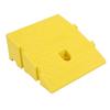 Einfahrtsbordsteinrampe 13 cm Höhe Tragbar Leichtgewichtig Schnallendesign Rutschfeste strukturierte Bordstein-Einfahrtsrampe für Autos Karren Motorräder Fahrräder
