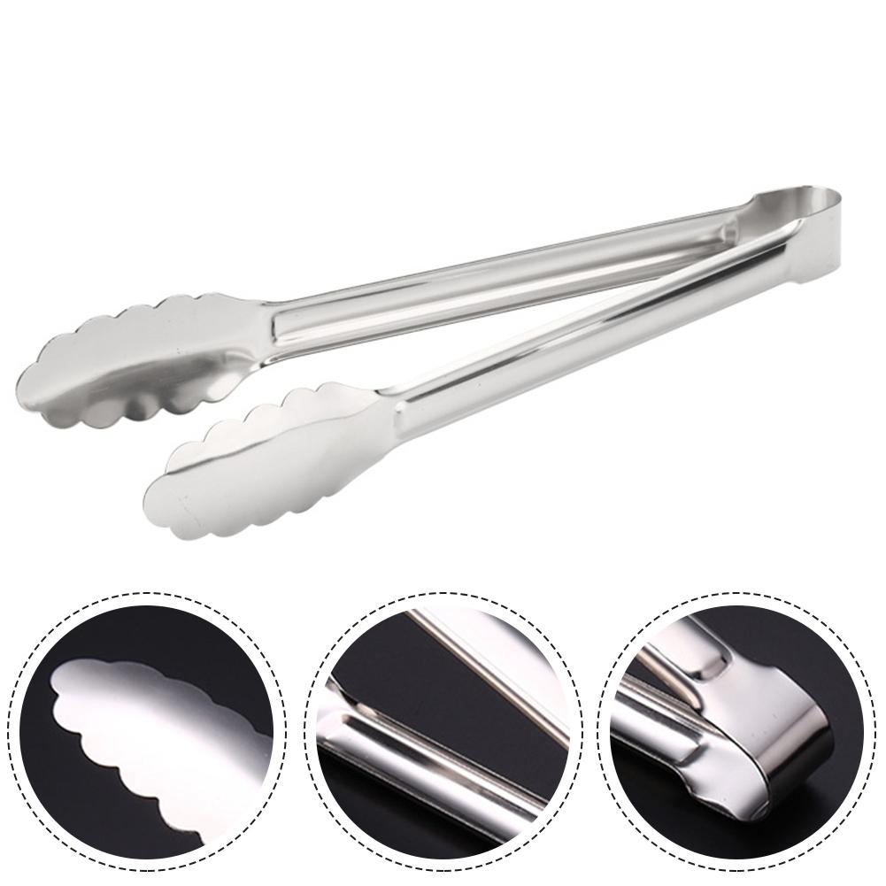 Salad Tongs BBQ Tongs Kitchen Accessories Serving Food Clip Heavy Duty