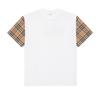 Final Sale Vintage Check-sleeve T-shirt 80427161