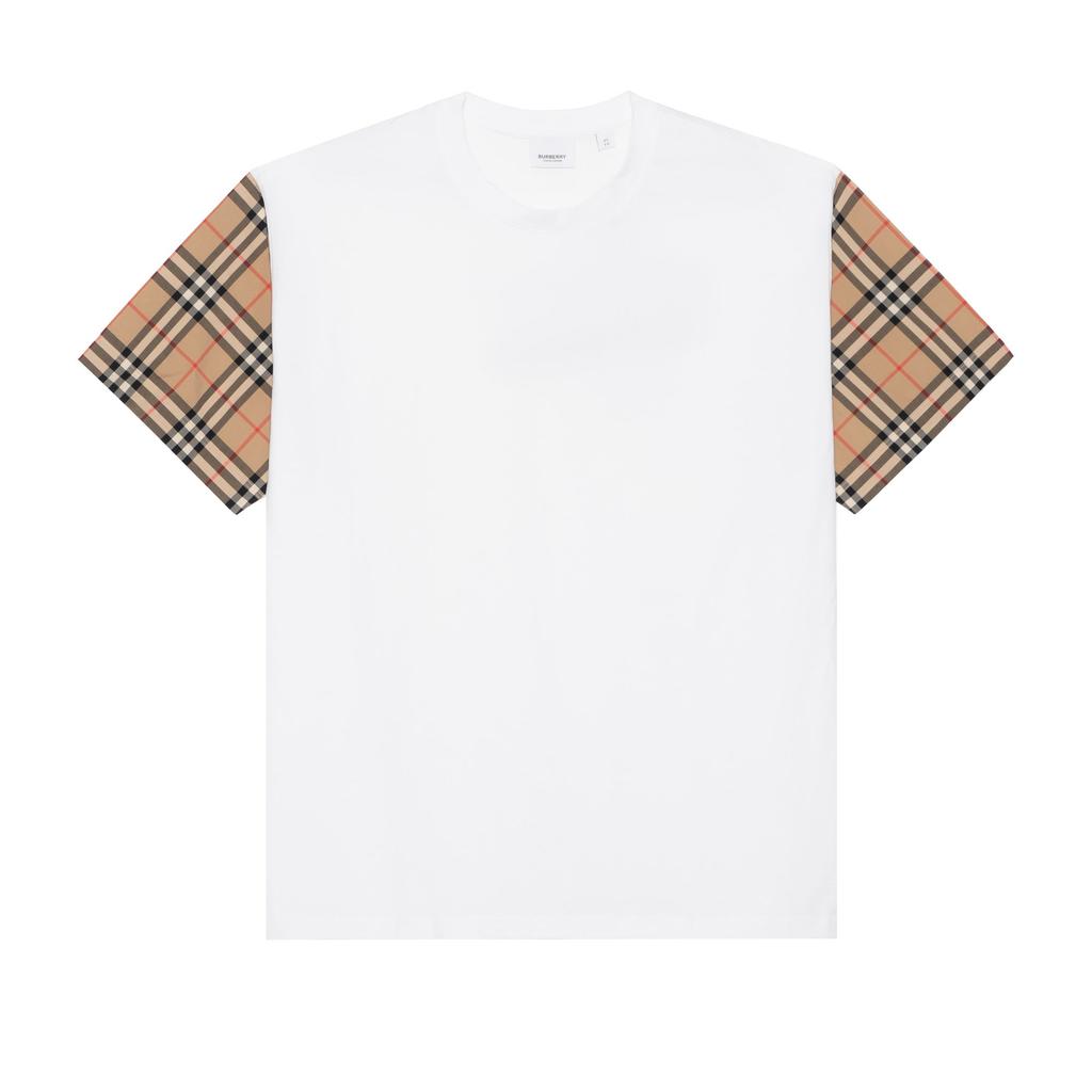 Final Sale Vintage Check-sleeve T-shirt 80427161