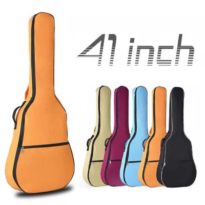 41 inch 5 culori pentru chitară acustică cu curele duble husă moale pentru chitară. Rucsac impermeabil