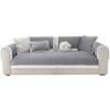 Cream Wind Crystal Fleece Sofa Cushion  Winter New Thickened Plush Seat Cushion Living Room Non-Slip Sofa Cover