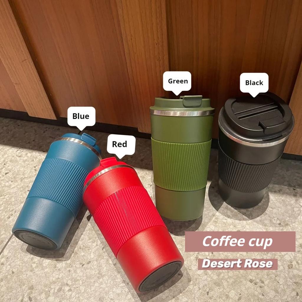 380ml/510ml Stainless Steel Coffee Cup Thermal Mug Travel Car Insulated Cup Vacuum Flask Keep Cold Heat Thermos Water Bottle