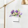 Watercolor Tulip Flower Switch Sticker, Removable Floral Wall Decal for Light Switch, Outlets, Ledge, Bedroom, Living Room, Classroom Decor