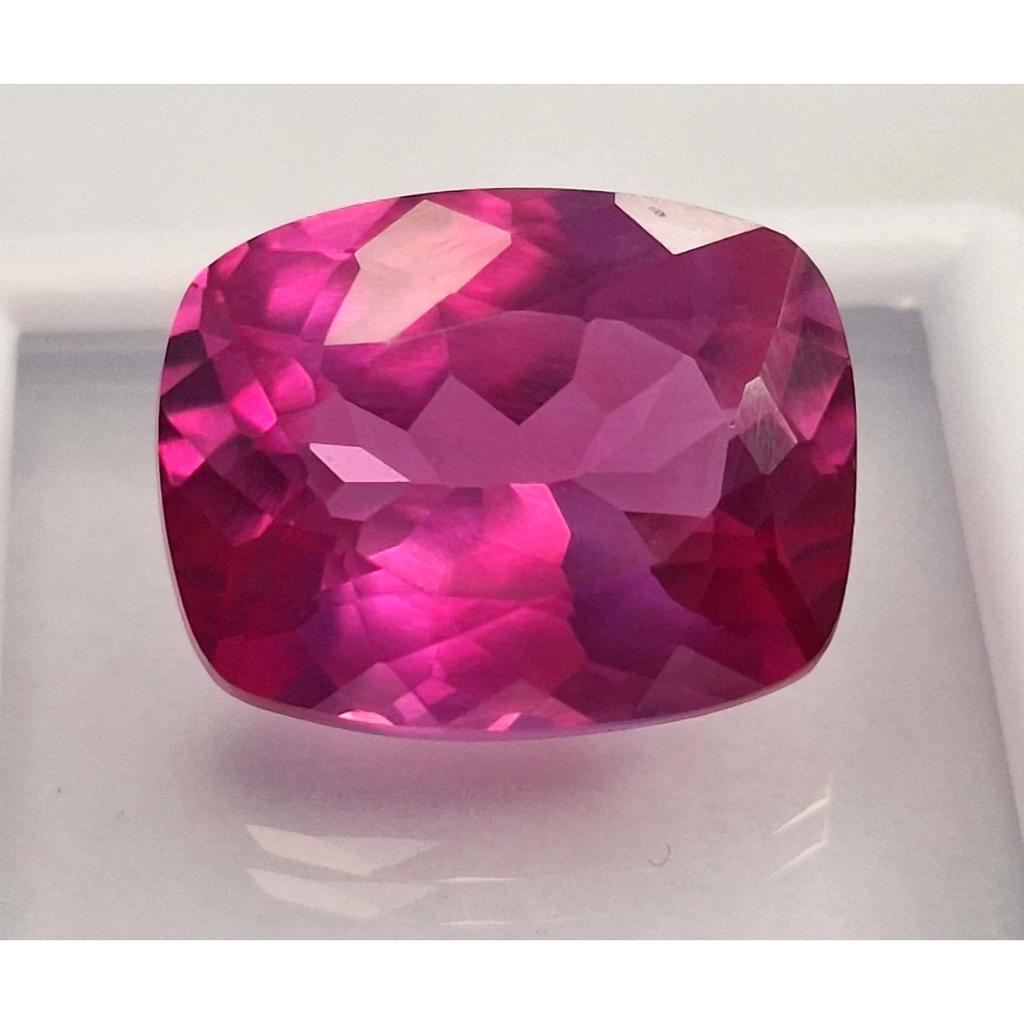 Beautiful Pink Sapphire Natural Cushion Cut 14-16 Ct Certified Loose Gemstone