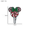 Cute cartoon personality creative Christmas Mickey head brooch candy cake modeling Christmas tree Mickey Mouse badge