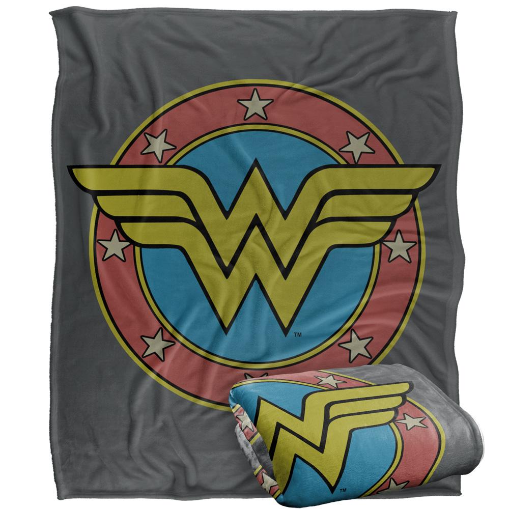 Wonder Woman Vintage Logo Blanket