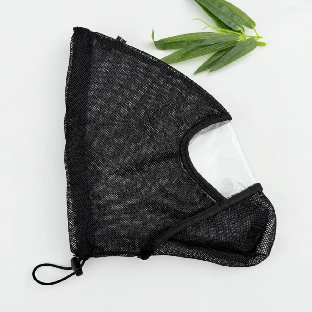 Mesh Pet Protective Veil Adjustable Fit Pet Facial Protection Mask  Prevent Facial Injuries
