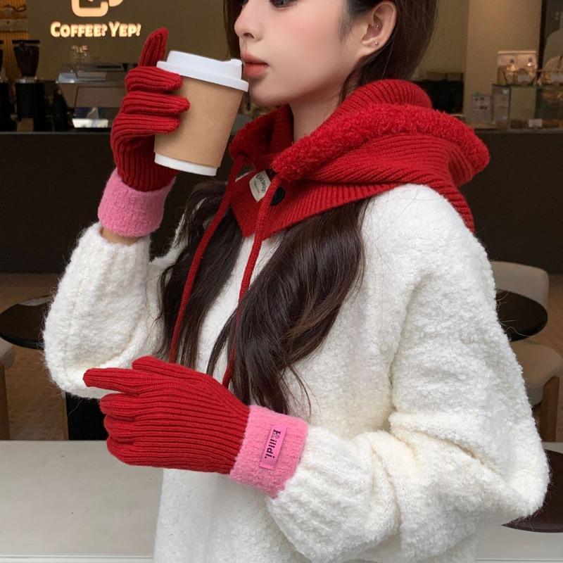 Winter new big head circumference hat women's snow doll high-end sense fluffy warm ear protection hat knitted thick wool hat