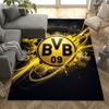 Bvb Borussia Dortmund Football Club Floor Mat Design For Dining Room Balcony Playrooms Kitchen Antislip Rug Anime Office Decor Perfect Gift For Womenm