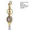 Keychain Pendant Sports Style Mini Racket Tennis Ball Design Key Chain Lightweight Bag Pendant Car