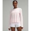 Mesh Panelled Running Long Sleeve Shirt Strawberry Milkshake