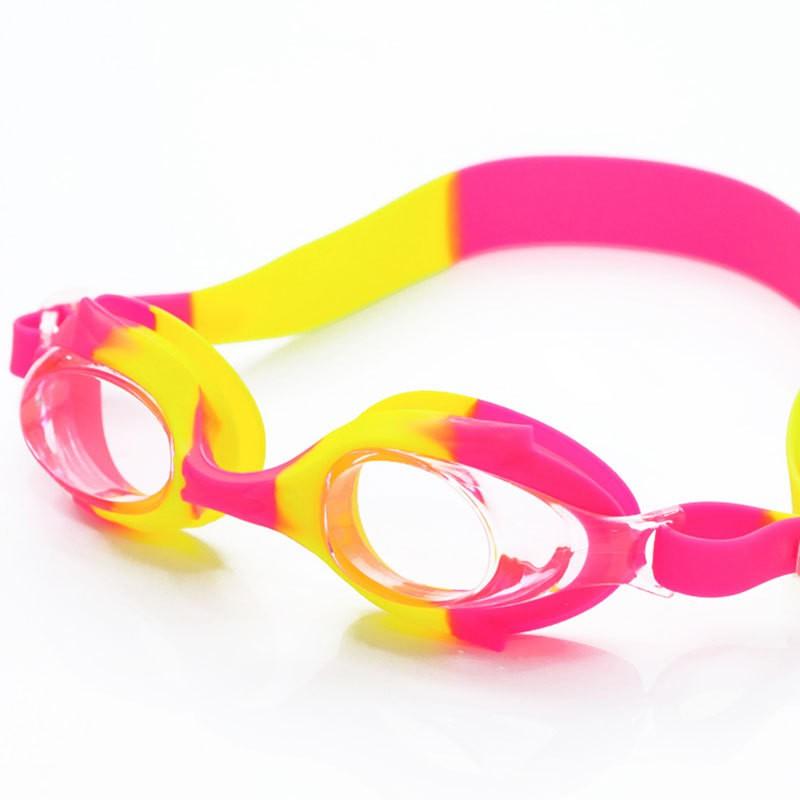 Gafas de Natación para Niños Niños Niñas Antivaho Visión Clara Piscina Playa Equipo de Natación Lente de PVC Multicolor Aleatorio