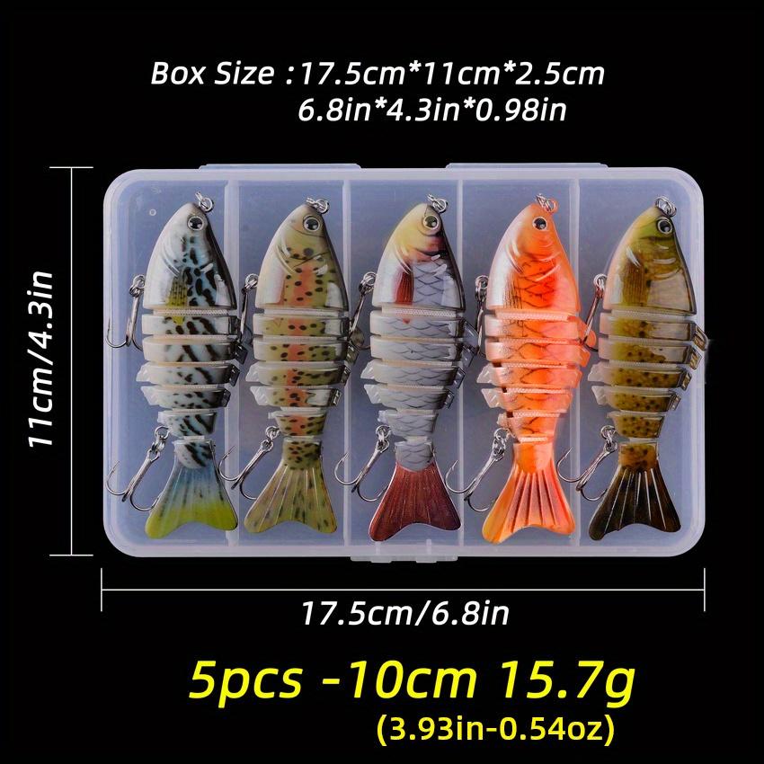 5pcs Sinking Wobbler Set Crankbaits Fishing Kit Artificial Bait Hard Lure Swimbait Pike Wobblers For Bass Fishing Tackle