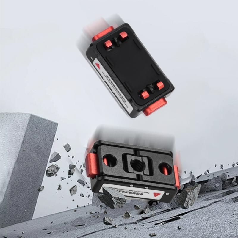 Magnetic Mounting Bracket For 1/4 Tripods Accessories Aluminum Construction Foldable Quick Detach