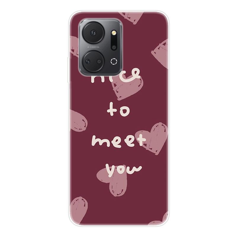 For Honor X7a HonorX7a Case Soft Silicone Back Cover Cartoon Phone Case Innovation