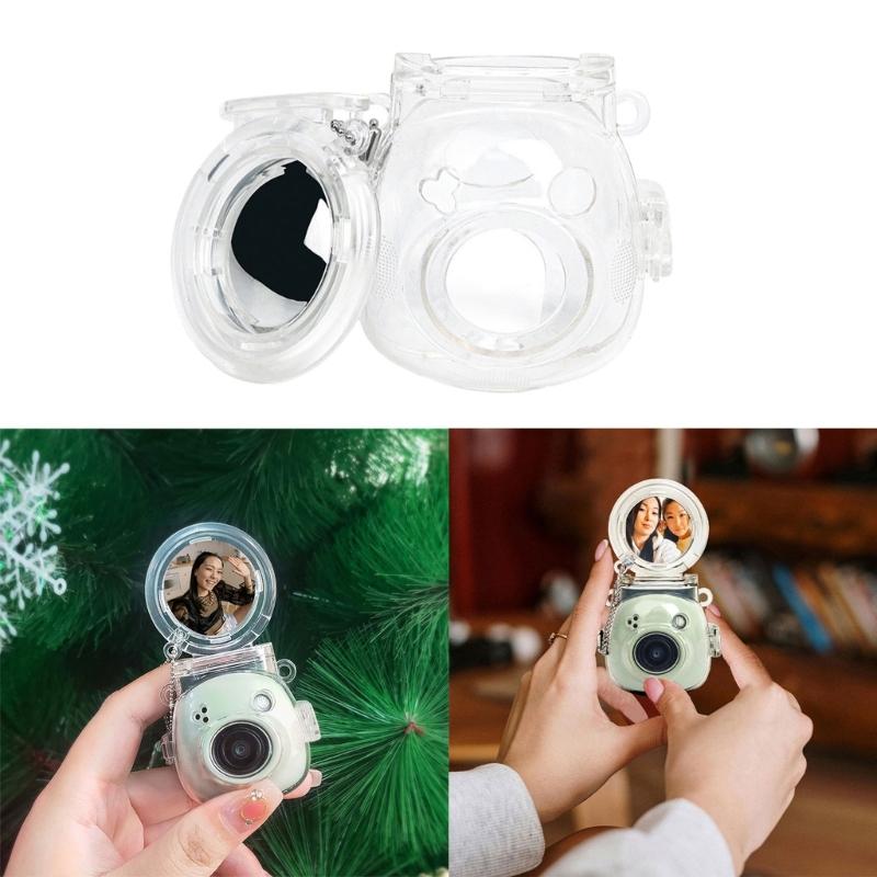Transparents AntiScratch Phone Camera Cover Builts In 360 Adjustable Mirror for Precise SelfPortraits