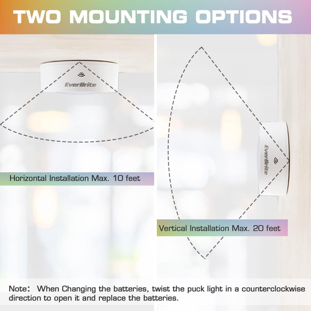 16 Colors LED Puck Light,Touch Light with Remote,Mini Faucet Light,Wireless Closet Light,Under-Cabinet Lighting,Kitchen,Wardrobe