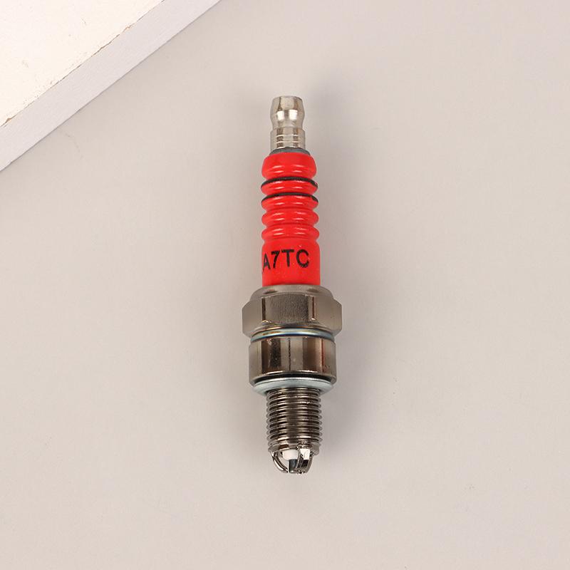 Racing 3 Electrode Spark Plug A7Tc D8Tc Fits For Gy6 50Cc 110Cc 125Cc 150Cc Scooter Dirt Bike Go Kart Motorcycle Accessories