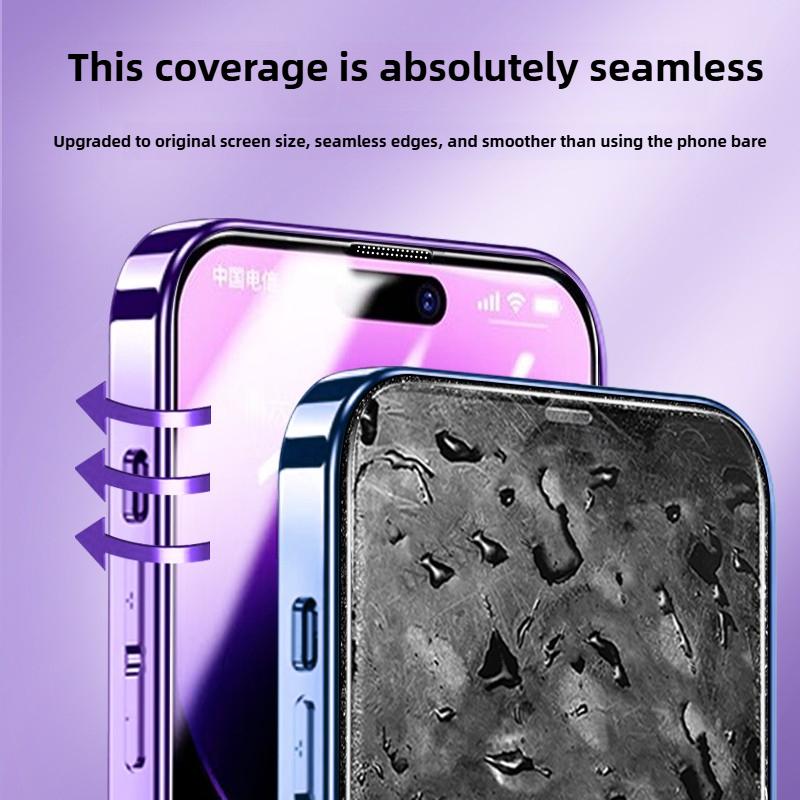 HD Tempered Glass for IPhone 17 Pro Max/17 Pro/17 Air Dust Free Easy Installation Screen Protector for IPhone 17 Full Protection