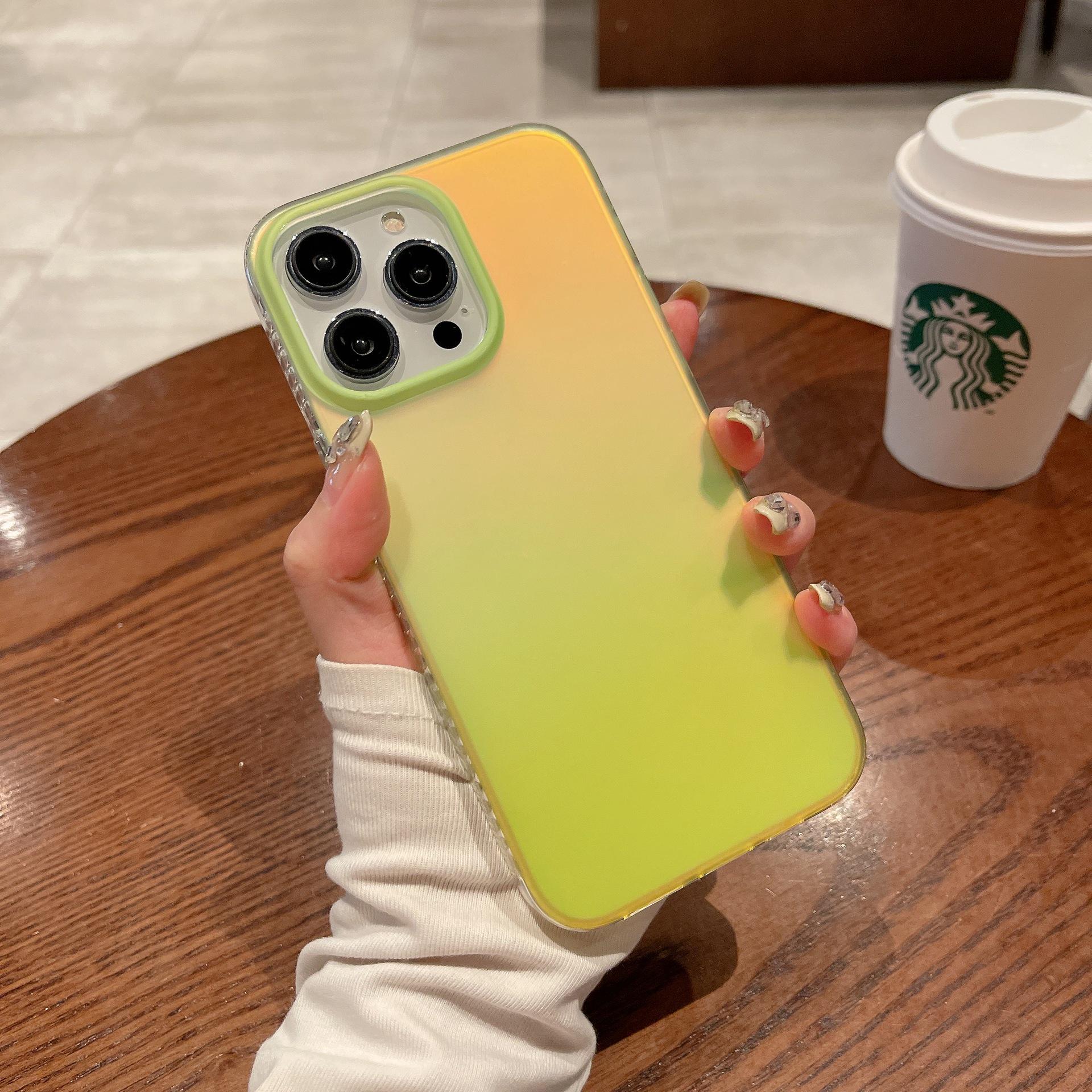 

Colorful Flowing Light Drop-proof Case for iPhone 13/15 Promax 12/14 iPhone 12 Pro Max