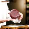 240 ml High-End-Teekannen aus lila Ton von Yixing, handgefertigt, implizite Schöpfkanne, Roherz, Rosenrotschlamm, Teekessel, Zisha-Teeset