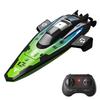 Remote Control Boat, 2.4Ghz Waterproof Rechargeable Speed Boat for Pools and Lakes, Mini Stunt Boat Toys for Kids