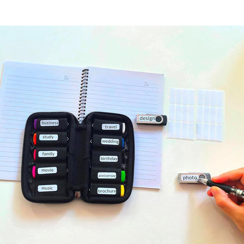 Pouzdro na USB flash disk Úložný prostor Držák pouzdra Úložná taška USB flash disk Organizér elektronického příslušenství pro USB flash disk pero