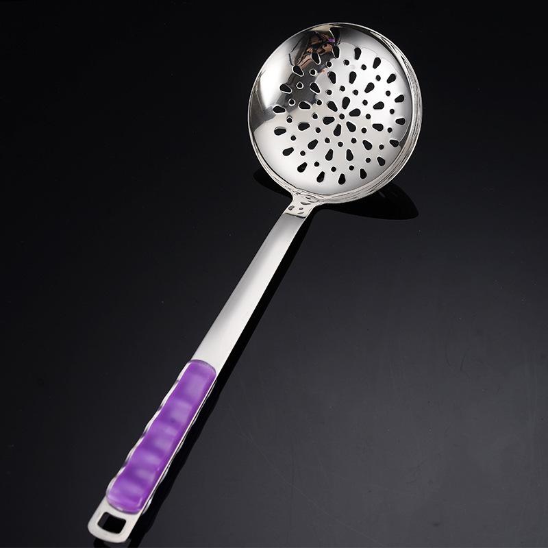 Stainless Steel Cooking Spatula Hot Pot Strainer Soup Spoon Household Kitchen Utensils and Cooking Set