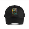 Colorful Aunty Quote Typography Desi Baseball Cap Fashion Outdoor Sports Sunhat Unisex Snapback Cap Womens