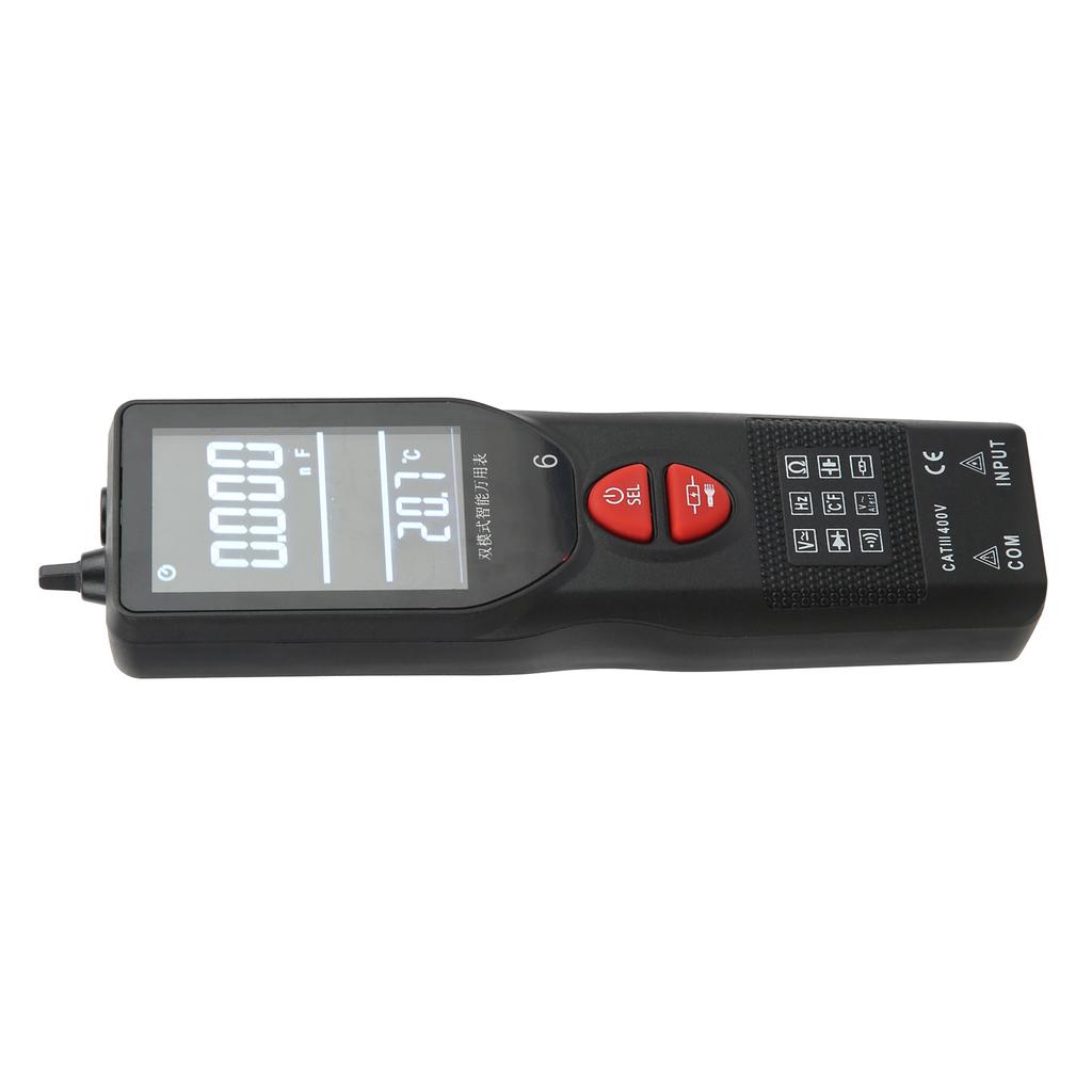 Dual Mode Smart Multimeter Handheld Multifunction Digital DCAC Voltage Meter Detector