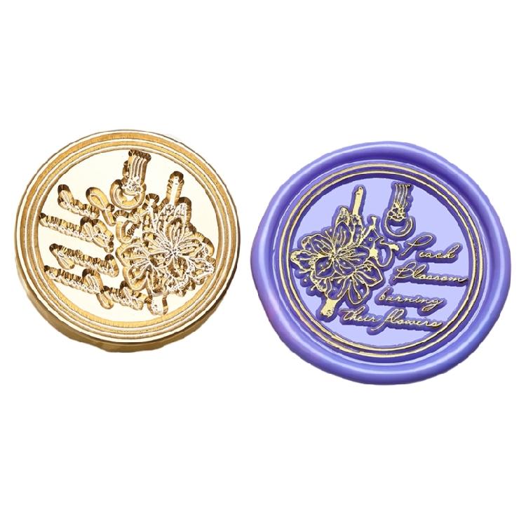 Wax Stamp Head for Appreciation Card Wedding Invitations Envelope Scrapbooking