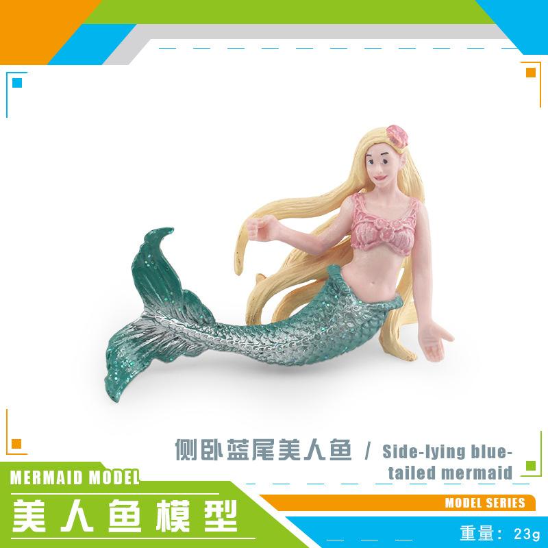 Simulation Mythology And Legend Mermaid Model Mermaid Ocean Scene Children'S Cognition Static Ornament