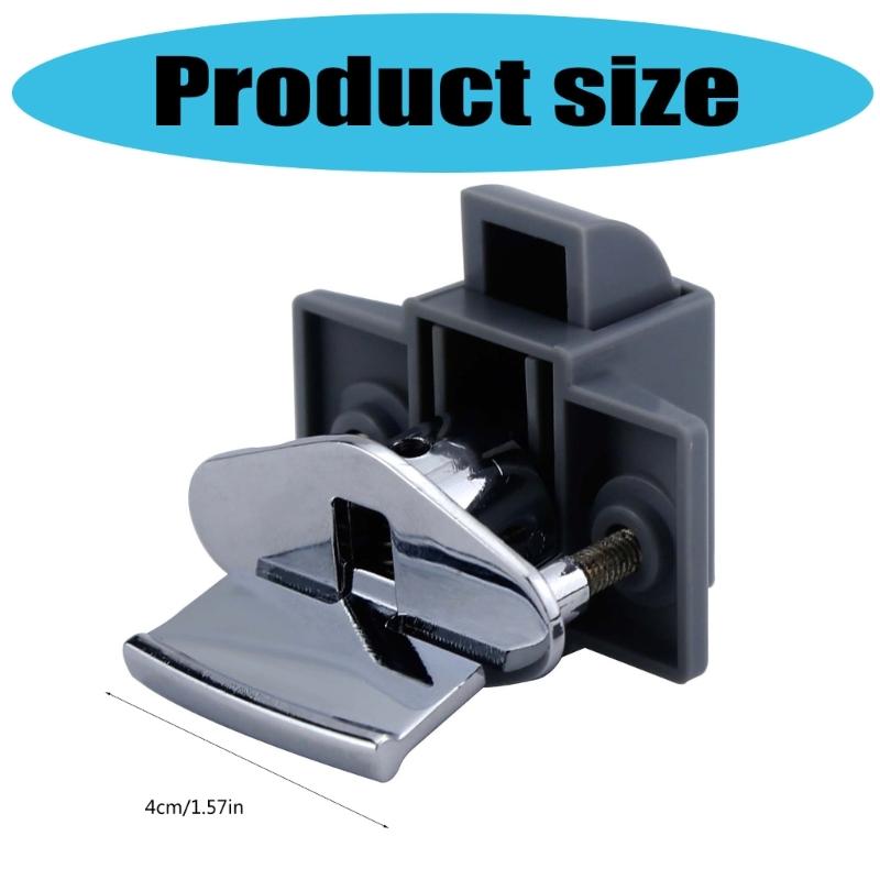 Keyless Push Button Locks Metal Lock Push Cabinet Lock Secure Cabinet Door Catches for Campers & Motorhome Drawers