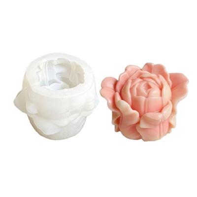 Moule à Bougie en Silicone de Qualité Alimentaire pour Bouquet de Tulipes Outil Créatif d'Aromathérapie pour Activité Familiale et Mariages