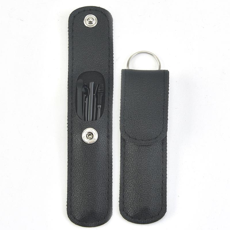 6Pcs/set Ear Wax Pickers Earpick Wax Remover Stainless Steel Piercing Kit Earwax Curette Spoon Care Ear Clean Toolear Cleaner