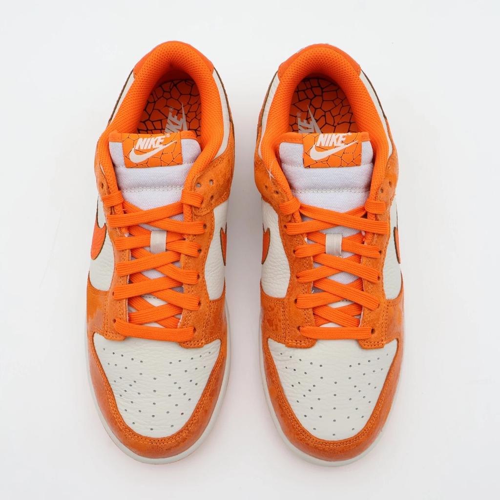 FN7773-001 Nike Dunk Low Total Orange Light Bone Safety Laser (Women's)