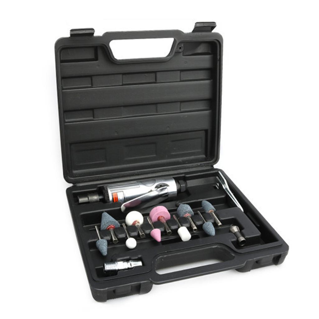 16 Pcs 14 Inch Air Die Grinder Kit 3mm6mm Pneumatic Rotary Grinding Tool Air Grinder Polishing