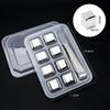 4/8PCS Reusable Whiskey Stones Stainless Steel Ice Cubes Quick-Freeze Wine Cooler Food Grade Metal Pellets Beer Cooler Bar Tool
