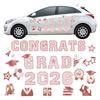 30Pcs Graduation Car Magnetic Stickers Waterproof Reusable 2026 Senior Grad Car Decorations Bumper Magnets for Refrigerator Metal Surfaces Party
