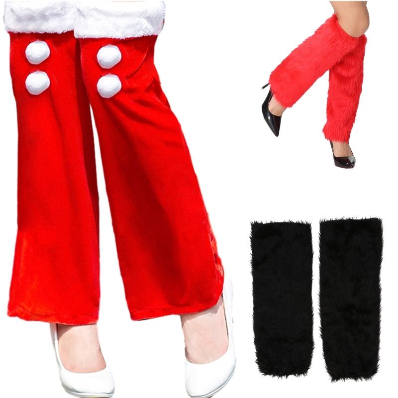 Faux Furs Leg Warmer Winter Warm Furs Boot Cuffs Cover,Party Costumes Shoe Cover