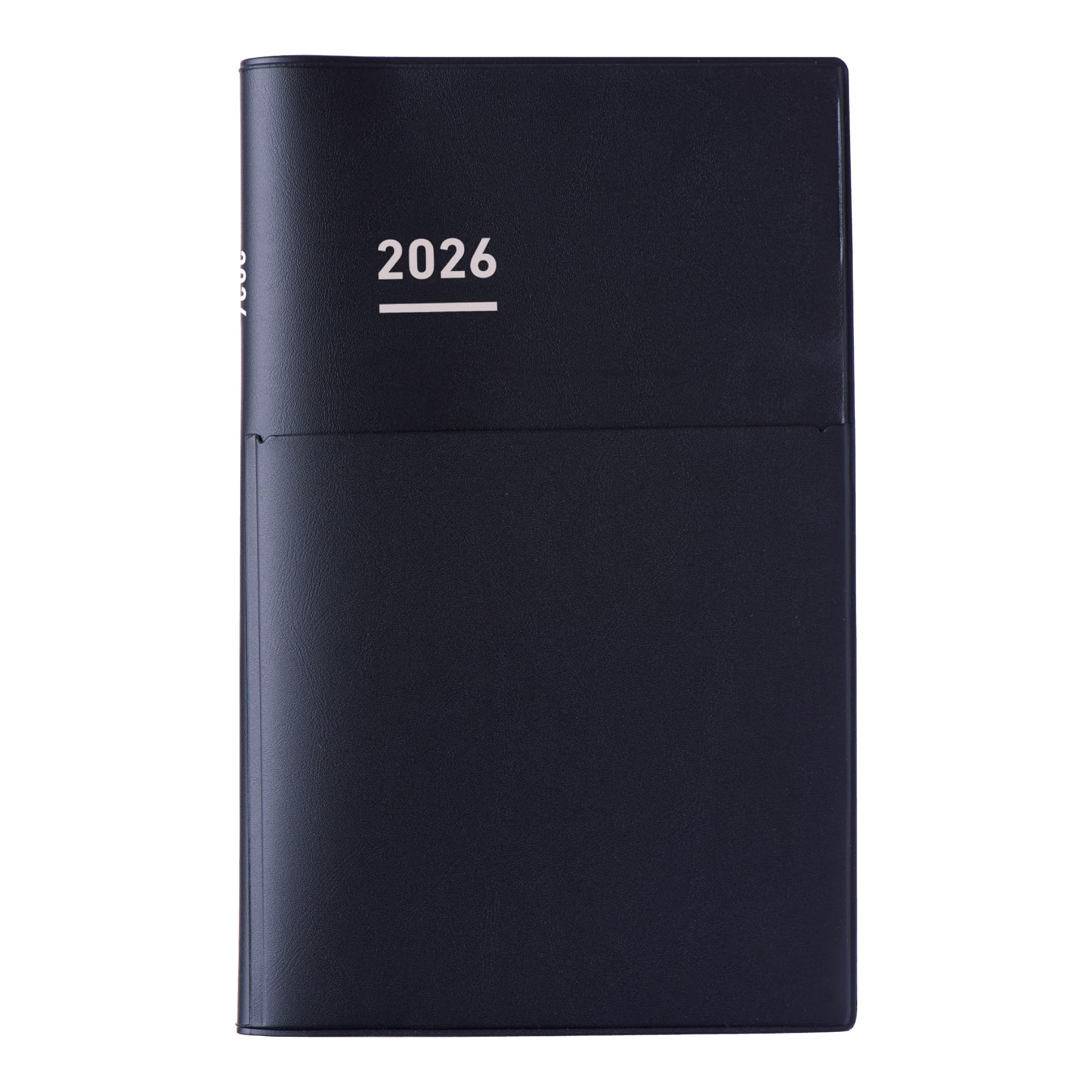 Kokuyo Jibun Techo Biz 2026 Spring A5 Matte Starts March 2026 Monthly/Weekly Planner, Slim, Black, Ni-JB1D-264,