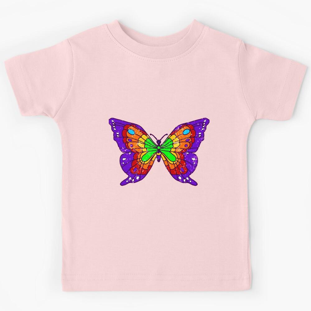 Classic Rock Butterfly Kids T-Shirt 110