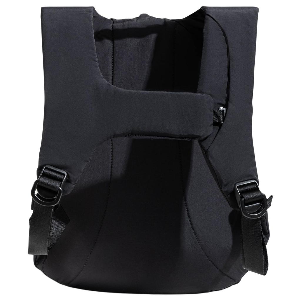 Adidas Casual Sports Zipper Backpack Recycled Polyamide Unisex Backpacks Black JX6715