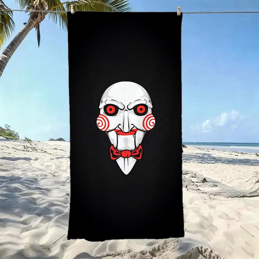 Horror S-SawS Towel Five-Star Hotel Quality Eco-Friendly Ultra Soft Thick Towels & Beach Towels