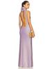 Hot-Selling Floral Halter Backless Sleeveless Gown: Sexy, Slimming, Elastic Evening Dress