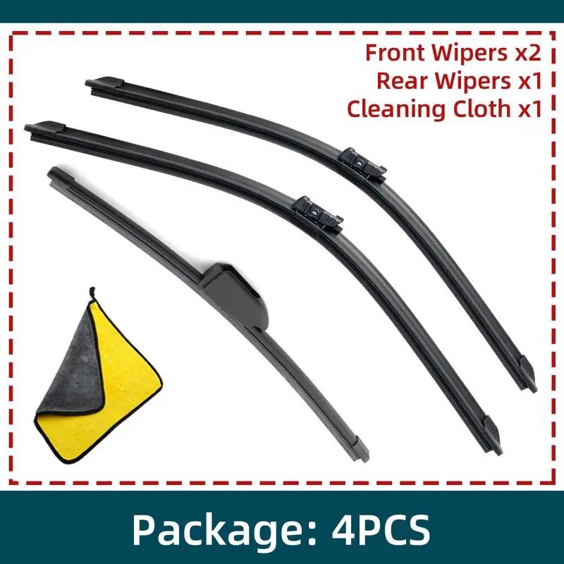 Car Windshield Wiper Blades Fit For Maserati Levante Rear Wiper Blades Soft Rubber Auto Front Windscreen 4PCS