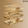 Gold Print Patterned Tempered Glass Design for iPhone16 17 Pro Max 15 14 13 12 11 ProMax Phone Case Camera Cover Shockproof H