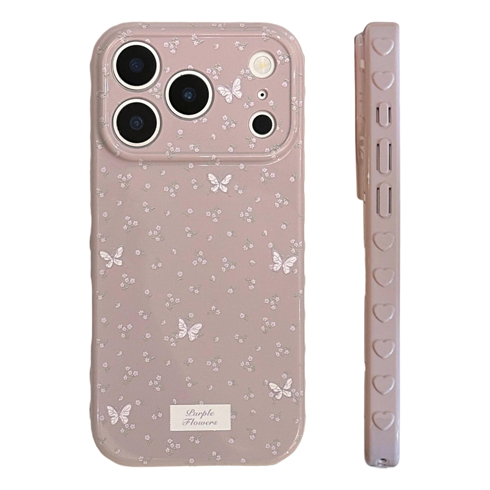 

Small Floral Butterfly Phone Case for iPhone 16, iPhone 17, and iPhone 17 Pro Max iPhone 11