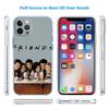 F-friends Perk Coffee Transparent Phone Case for Motorola Moto G7 G8 G9 G84 G85 G73 G24 G15 Z2 Play Power Plus